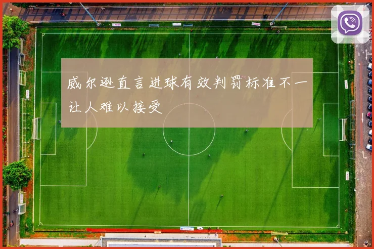 威尔逊直言进球有效判罚标准不一让人难以接受